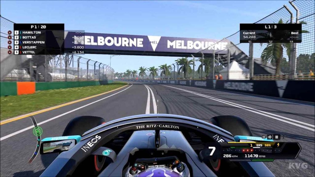 f1 2021 driving game