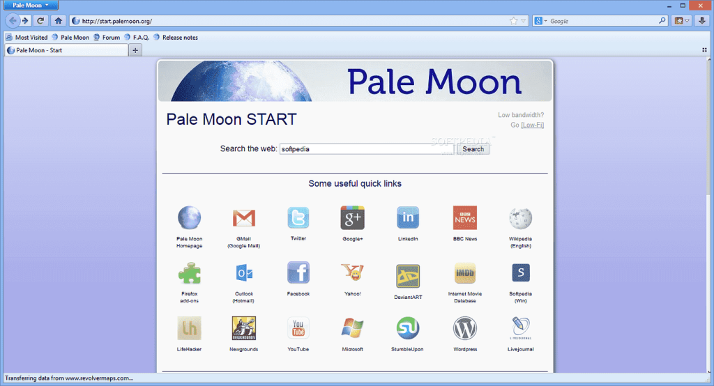 pale moon for windows