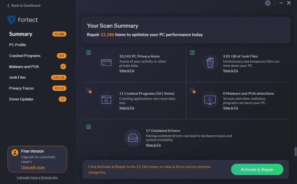review and fixes