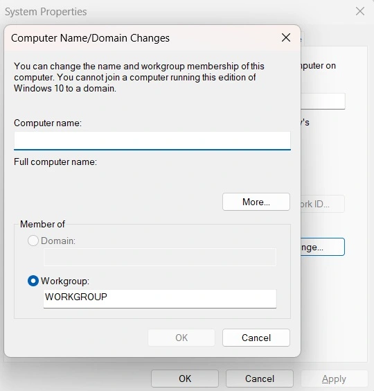  change pc name