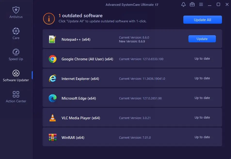advanced system care driver updater 