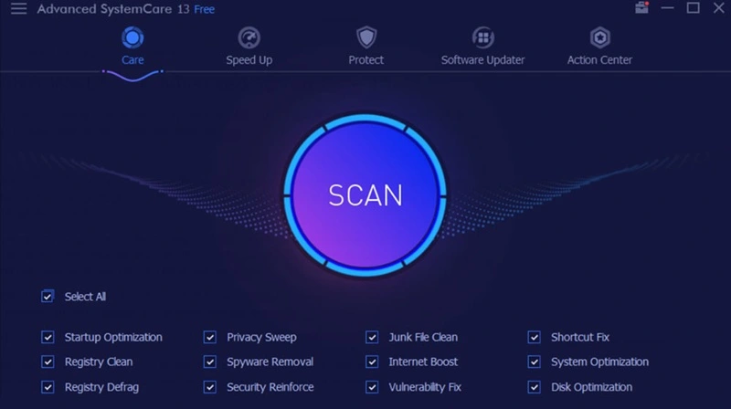 advanced system care system cleanup 