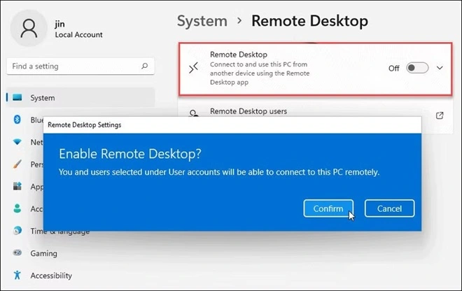 Use Remote Desktop Connection