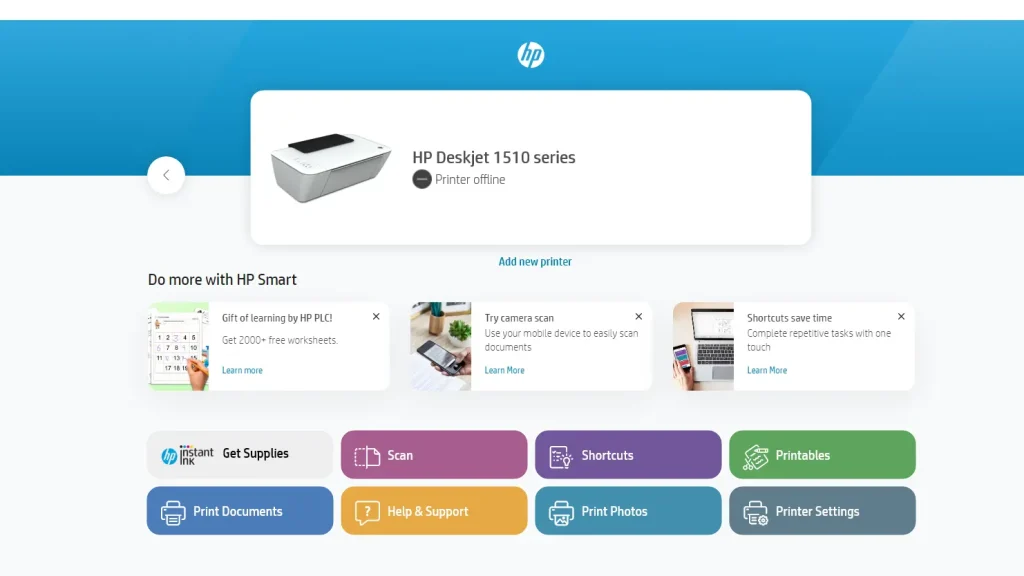 hp smart app