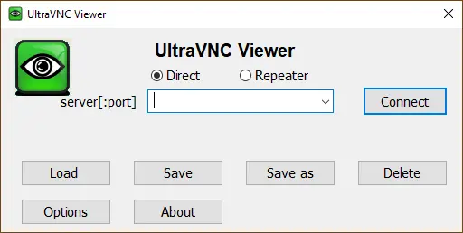 use vnc viewer to connect remotely