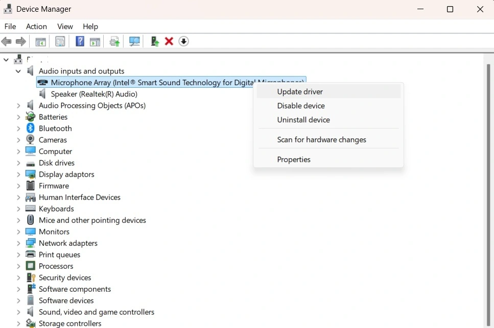 Use Device Manager