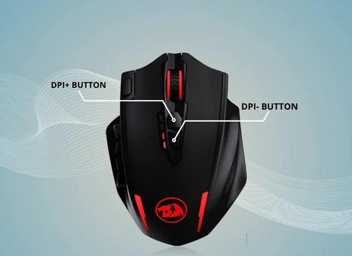 adjust mouse pointer speed via dpi button