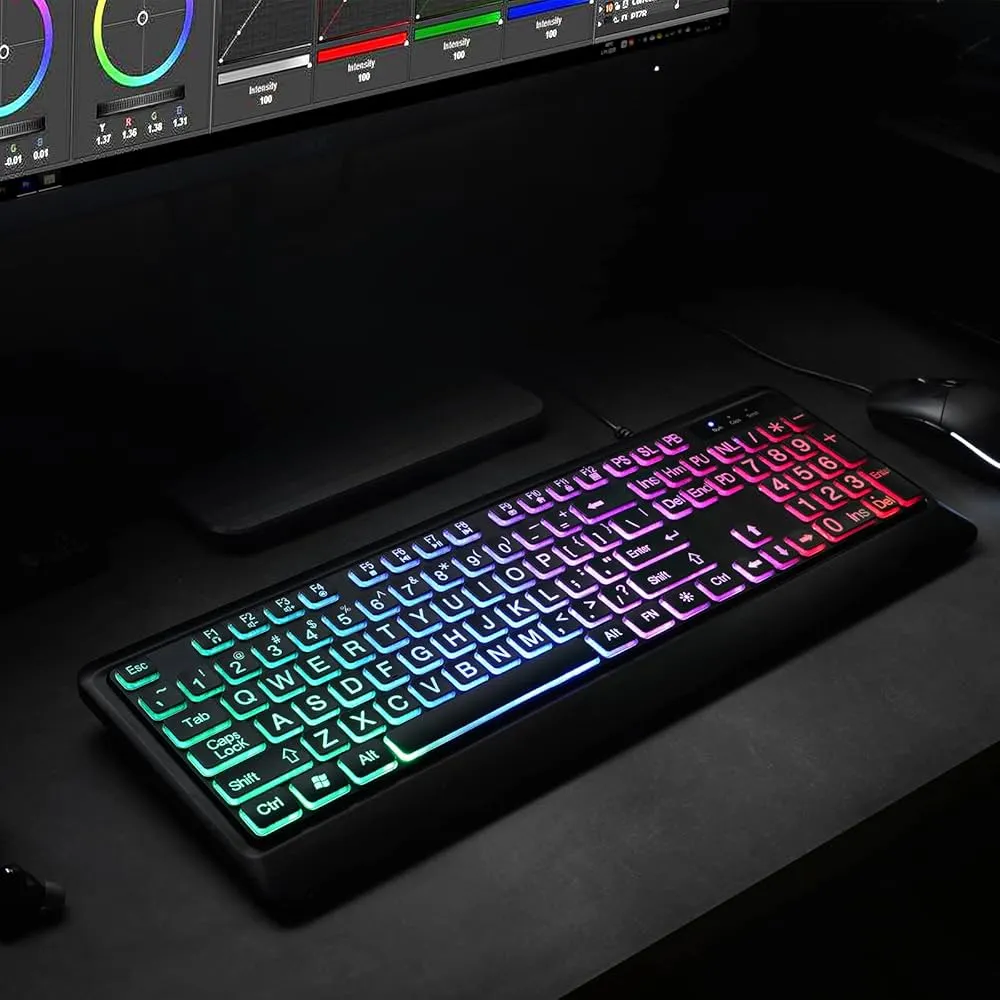 types of keyboard lighting system