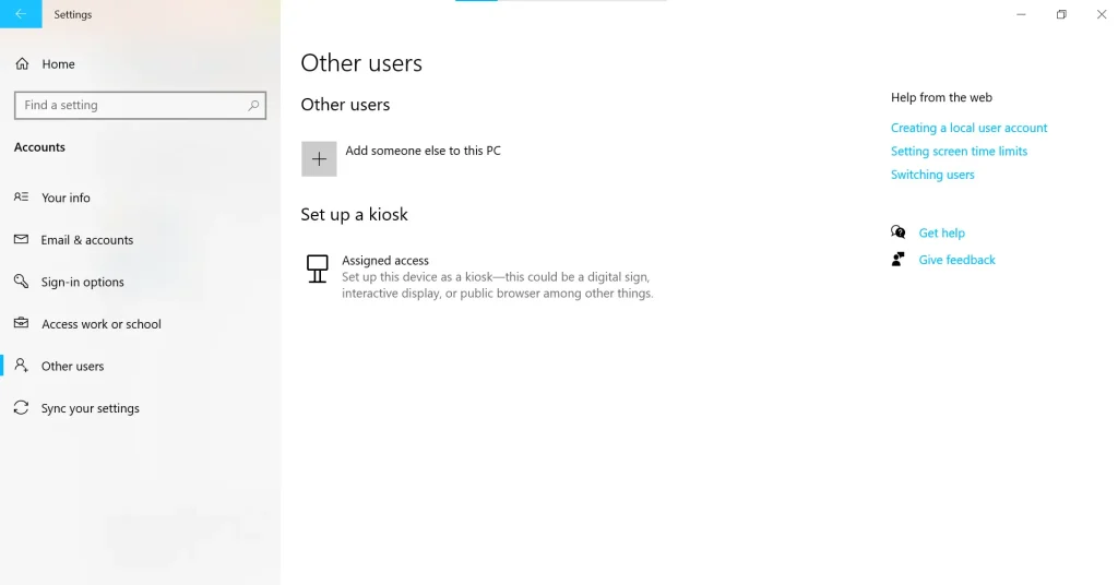 add someone else to this pc