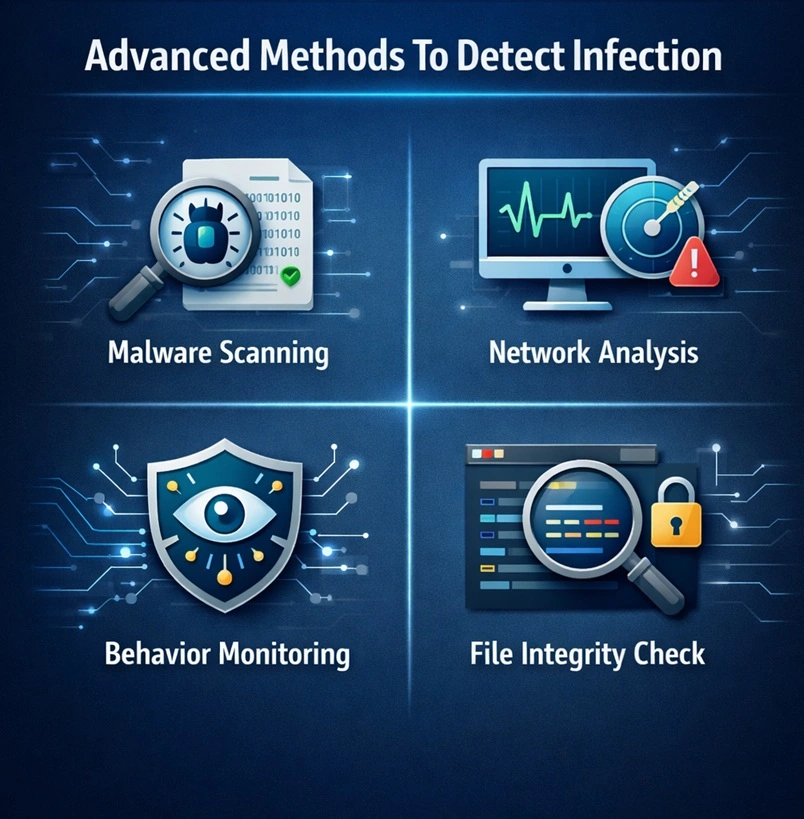 advanced methods to detect pc infection
