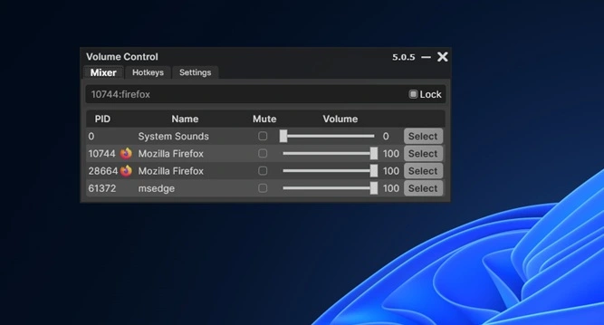 sound settings audio software