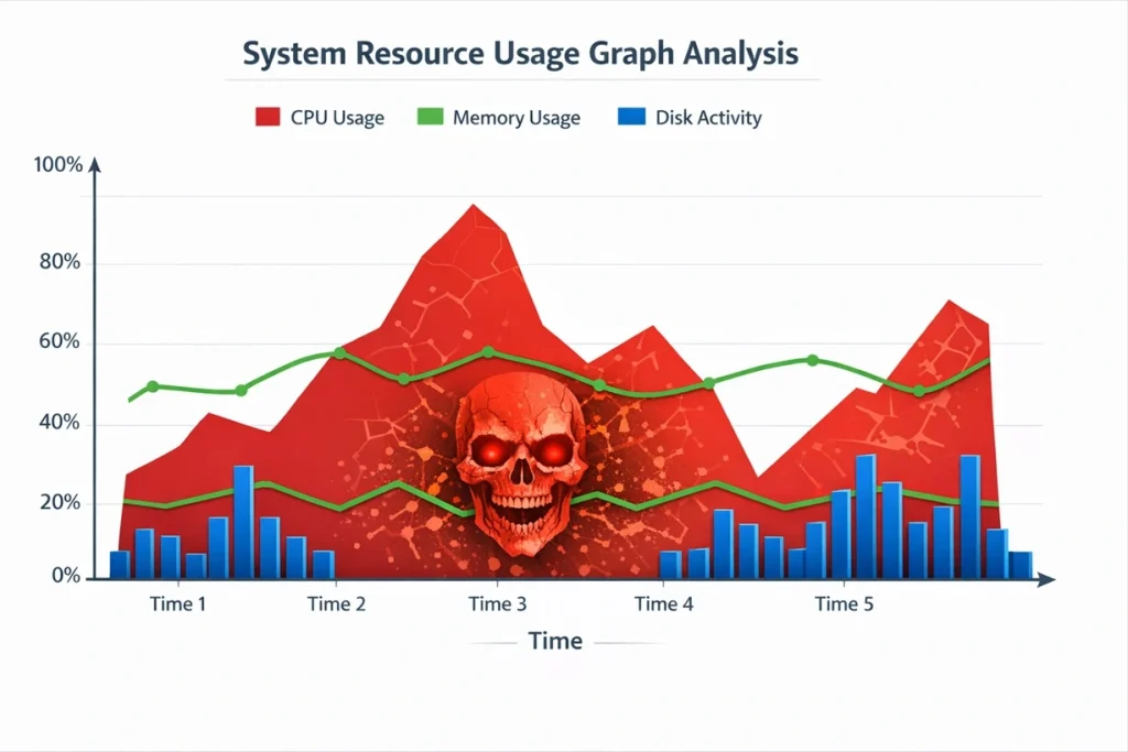 system resource graph example