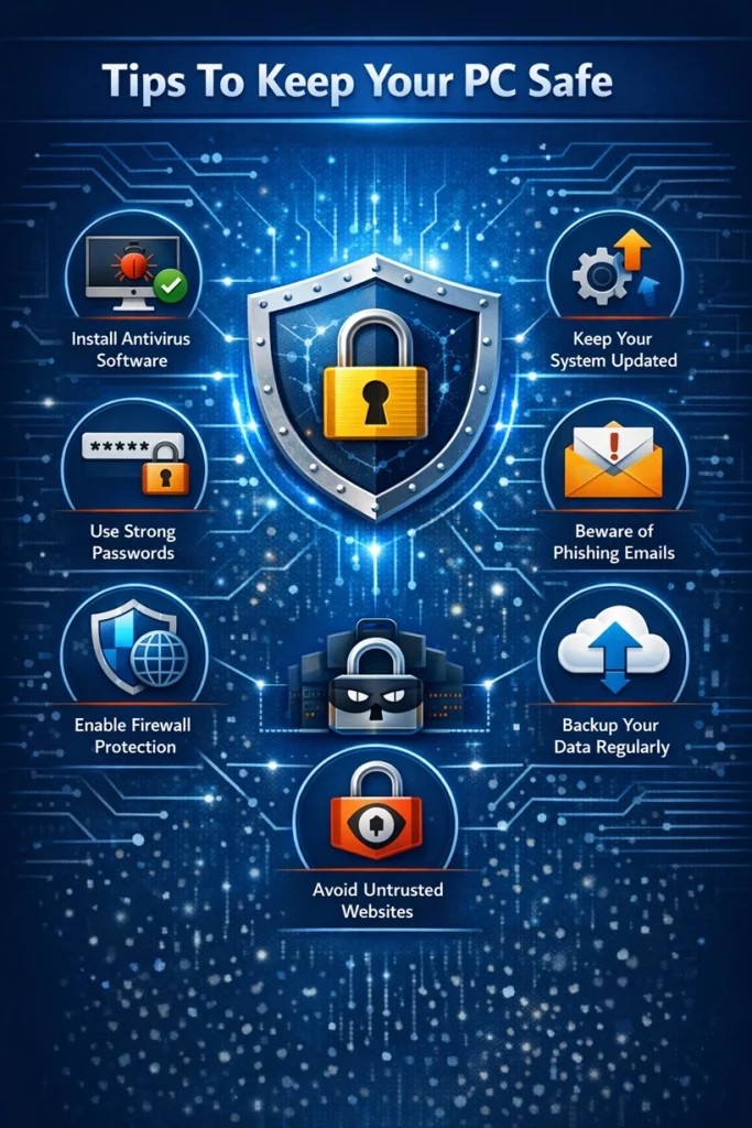 tips to keep pc safe