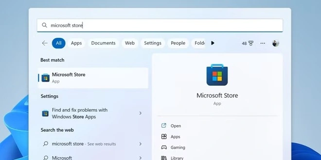 open Microsoft Store