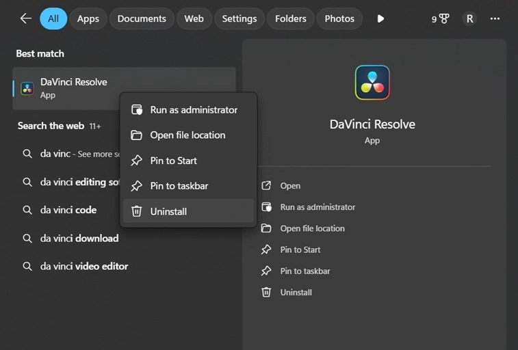 remove programs from the Start menu
