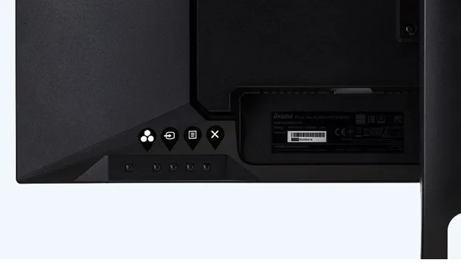 calibrate screen using physical buttons