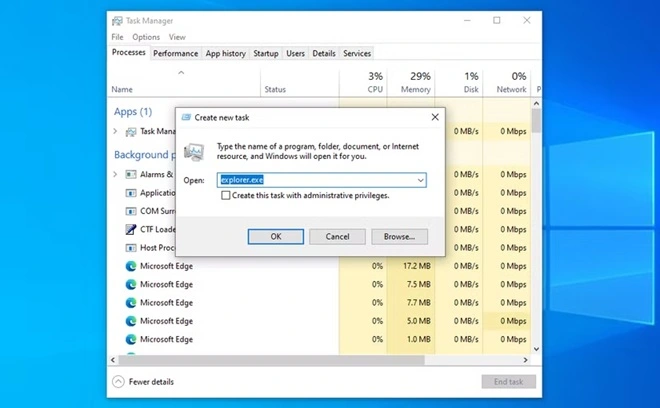 run new task