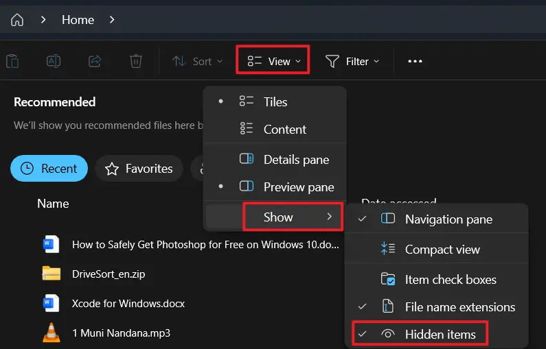 recover unsaved word file temp folder