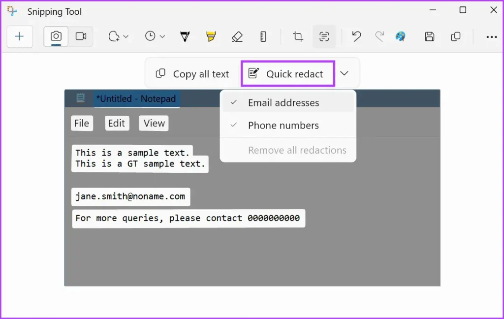windows 11 snipping tool ai features