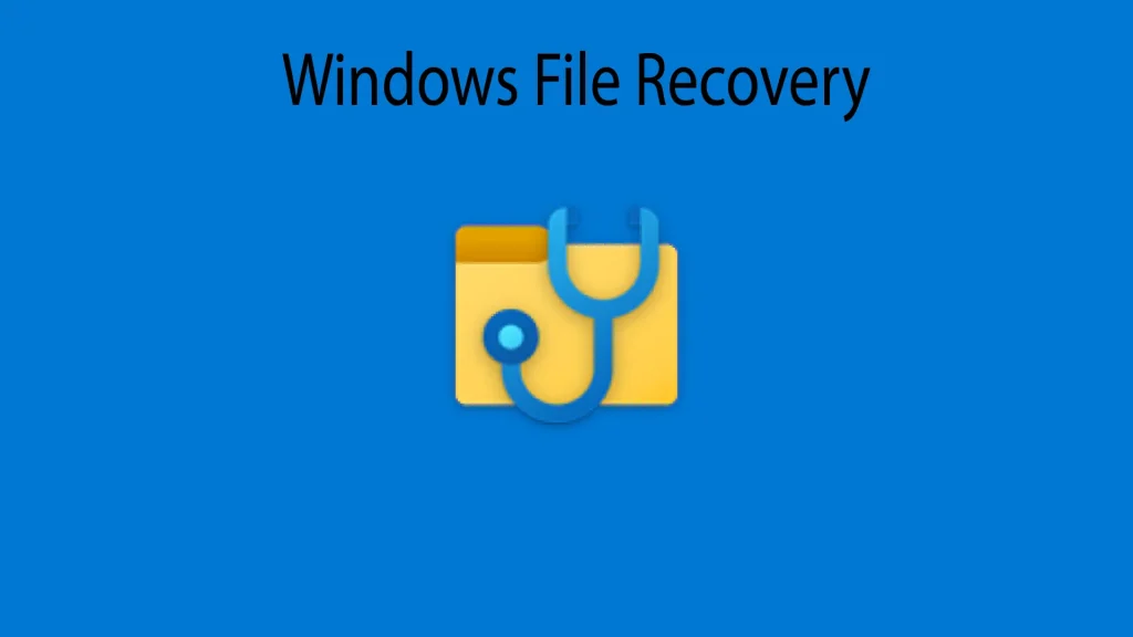Windows file recovery overview