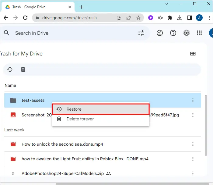 recover files from cloud drives