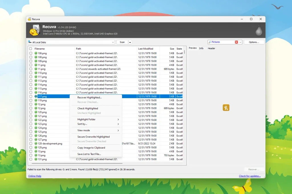 use data recovery software